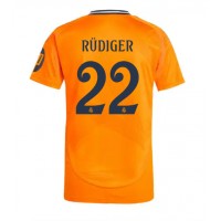 Real Madrid Antonio Rudiger #22 Fotballklær Bortedrakt 2024-25 Kortermet